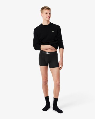 Lot de 3 boxers longs jersey stretch
