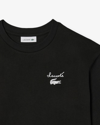 Robe t-shirt jersey oversize griffée