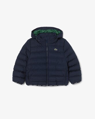 Doudoune à capuche mixte taffetas diamanté