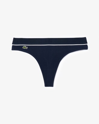 String coton côtelé crocodile brodé