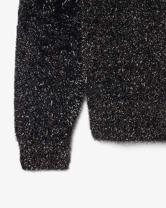 Cardigan jacquard d&eacute;grad&eacute; m&eacute;tallis&eacute;