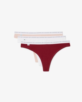 Lot de 3 strings coton stretch