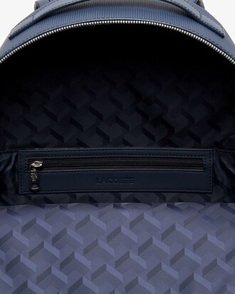 Sac &agrave; dos zipp&eacute; Chantaco en cuir souple uni