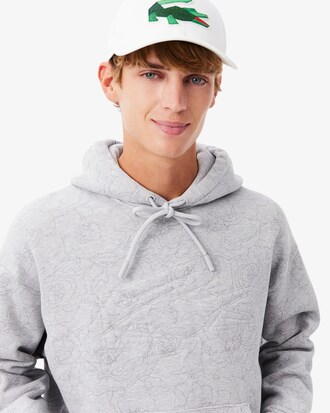Sweatshirt à capuche relaxed fit imprimé