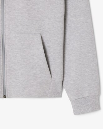 Sweatshirt zippé jersey double face