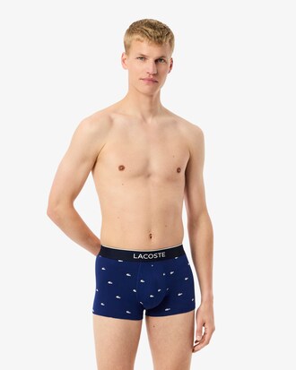 Lot de 3 boxers courts stretch imprimé