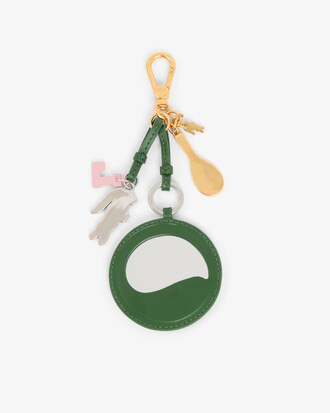 Porte-cl&eacute;s L Charms raquette tennis miroir