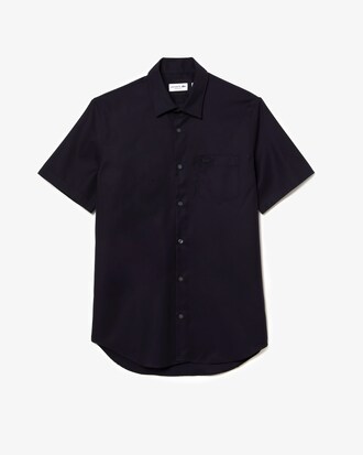 Chemise manches courtes regular fit coton