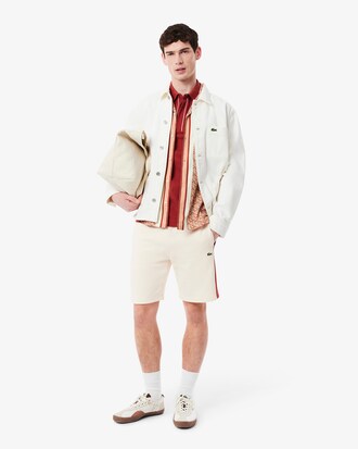 Short molleton de coton color-block