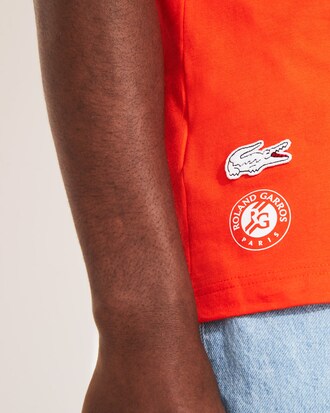 T-shirt Lacoste SPORT motif balle de tennis Édition Roland Garros