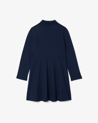 Robe manches longues en Piqué stretch