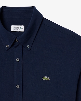 Chemise en Piqu&eacute; regular fit