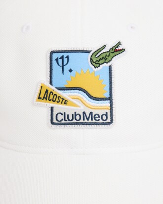 Casquette en piqu&eacute; Lacoste x Club Med