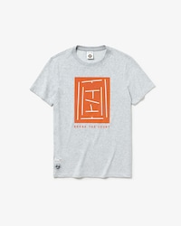 T-shirt col rond Lacoste SPORT imprim&eacute; &Eacute;dition Roland Garros
