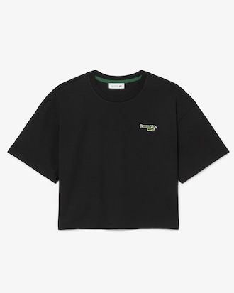 T-shirt d&eacute;contract&eacute; en jersey coton