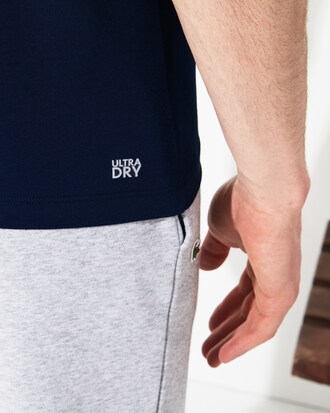 T-shirt col rond Tennis Lacoste SPORT ultra-dry et imprimé