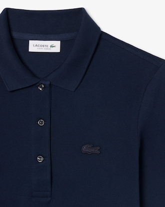 Polo L.12.D slim fit manches trois-quarts