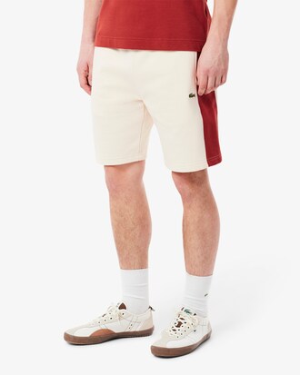 Short molleton de coton color-block