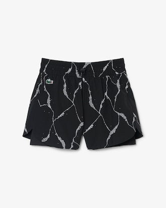 Short Tennis imprim&eacute; r&eacute;flectif shorty integr&eacute;