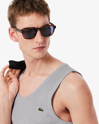 Débardeur slim fit coton côtelé