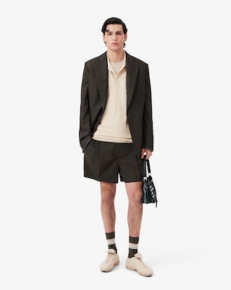 Polo classic fit Piqu&eacute; soie D&eacute;fil&eacute;