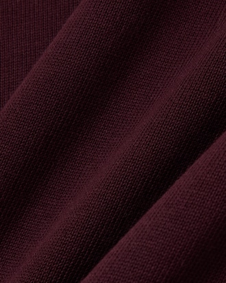 Pull coton uni col rond
