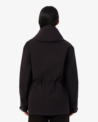 Parka mi-longue oversize imperm&eacute;able