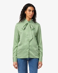 Chemise regular fit col lavalli&egrave;re amovible