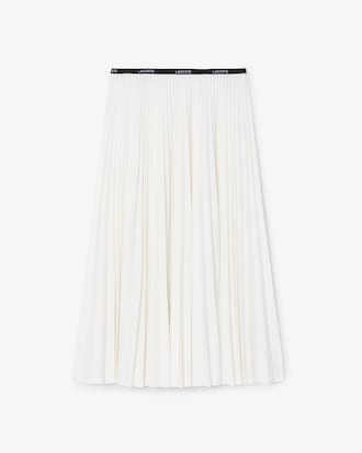 Jupe longue pliss&eacute;e taille &eacute;lastiqu&eacute;e