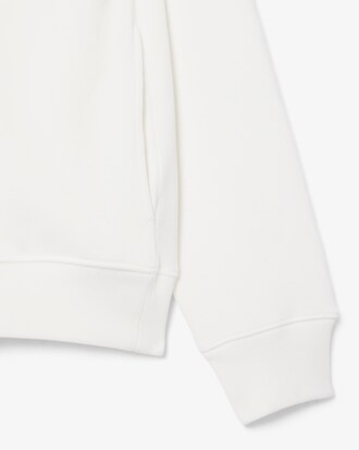 Sweatshirt zipp&eacute; interlock col montant