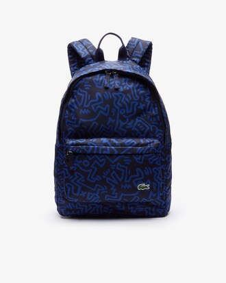 Sac à dos en toile imprimé Collab Keith Haring