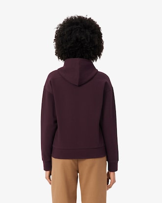 Sweatshirt &agrave; capuche zipp&eacute; en Piqu&eacute;