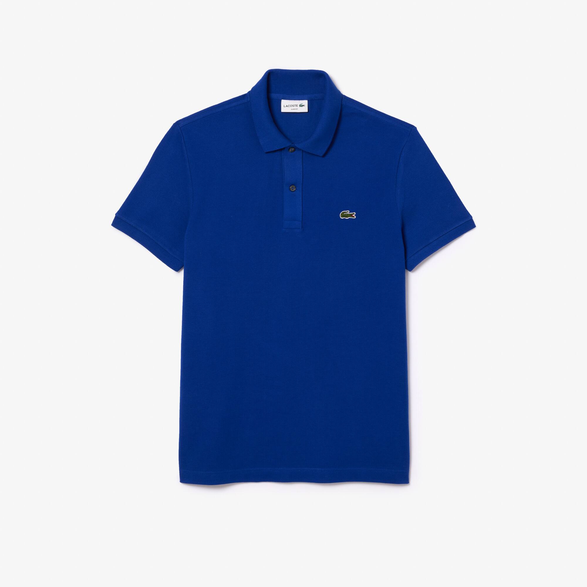 polo bleu lacoste