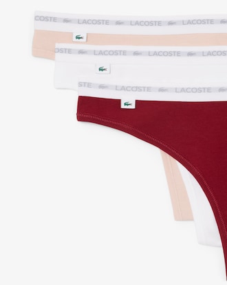 Lot de 3 strings coton stretch