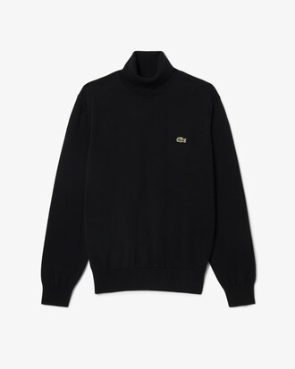 Pull col roul&eacute; jersey coton