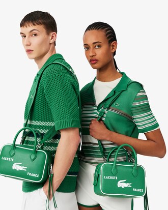 Petit sac Gym D&eacute;fil&eacute; en cuir imprim&eacute;