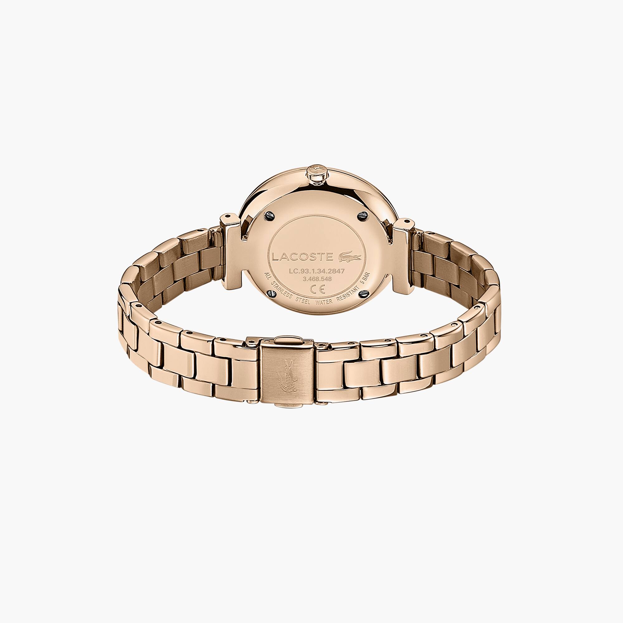Montre Lacoste Geneva bracelet en métal doré | LACOSTE