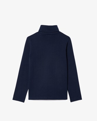 T-shirt coton col roulé