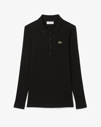 Polo slim fit L.12.D coton côtelé