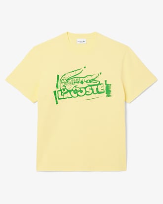 T-shirt jersey de coton imprimé