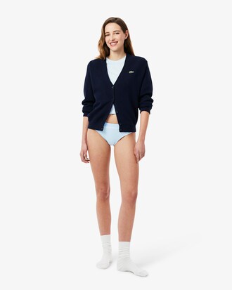 Culotte coton côtelé crocodile brodé