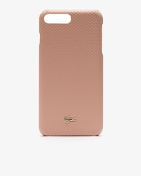 Coque iPhone 8+ Chantaco en cuir piqu&eacute; uni