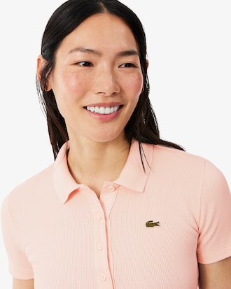 Polo L.12.D slim fit coton c&ocirc;tel&eacute;
