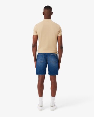 Bermuda straight fit en denim