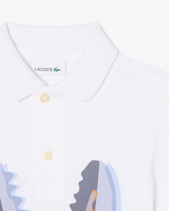 Polo en Piqu&eacute; imprim&eacute;