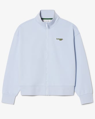 Sweatshirt zipp&eacute; relaxed fit badge