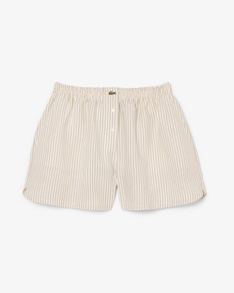 Short oversize lin m&eacute;lang&eacute;