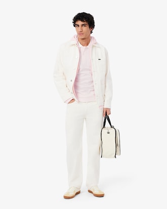 Polo L.12.12 classic fit en Petit Piqué rayé