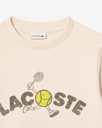 Sweatshirt col rond imprimé