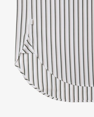 Chemise oversize en popeline de coton